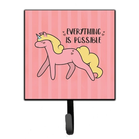 Carolines Treasures Nursery Everything is Possible Unicorn Leash or Key Holder BB7479SH4